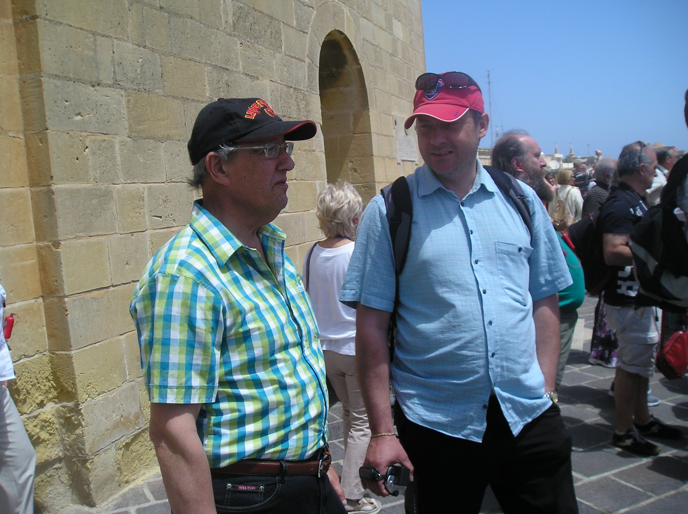 s Johnem, Valletta